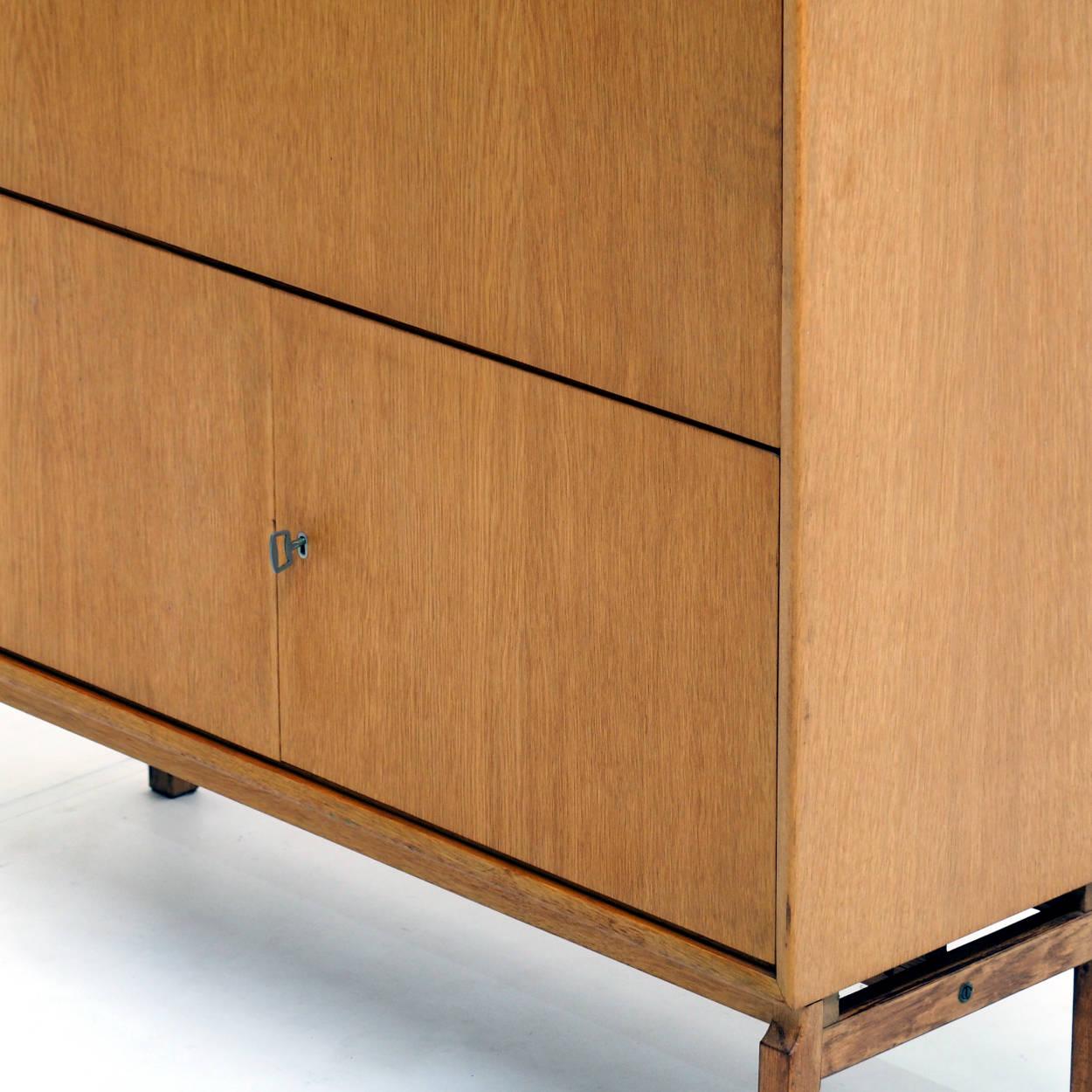 IKEA ‘MTP’ Cabinet in Natural Oak, Designed by Marian Grabinski in 1963 In Good Condition For Sale In Beerse, VAN