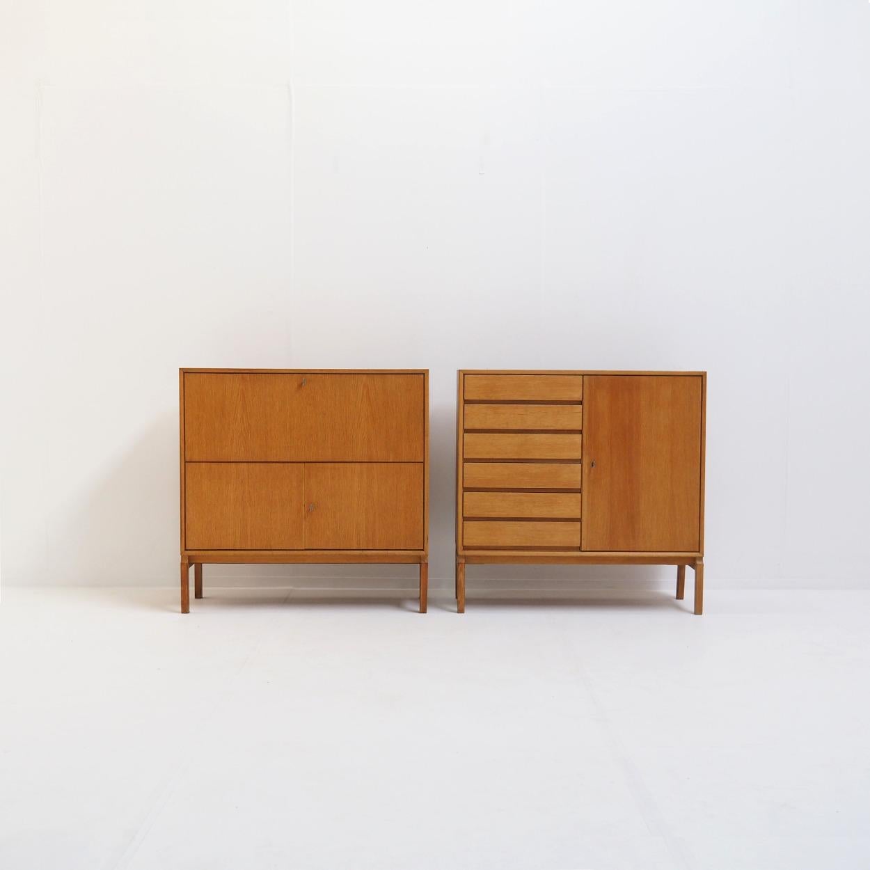 IKEA ‘MTP’ Cabinet in Natural Oak, Designed by Marian Grabinski in 1963 For Sale 2