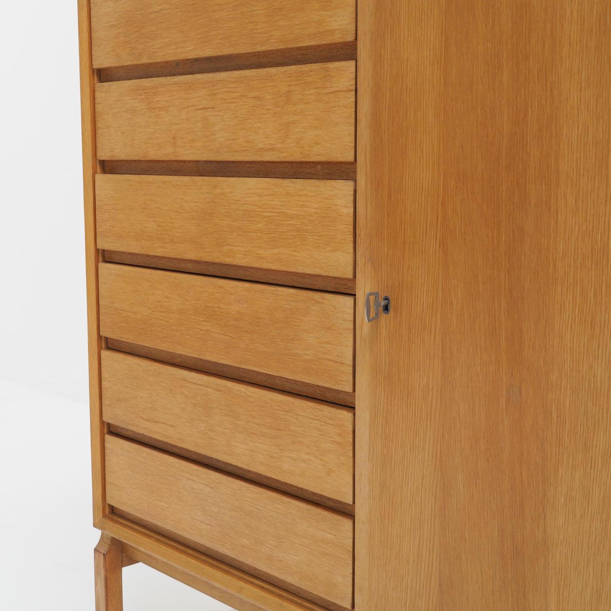 Mid-20th Century IKEA ‘MTP DL’ Cabinet in Natural Oak, Designed by Marian Grabinski in 1963