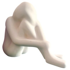 IKEA Någon Ceramic Seated Figure Sculpture by Ab Majid, Scandinavian Modern 1990