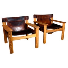 IKEA – Natura Chair – Set of 2 – Leather – Karin Mobring – 1970s