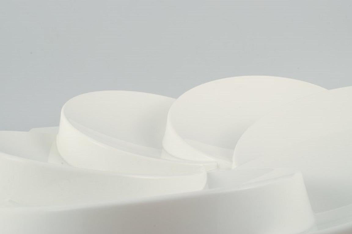 Ikea „Rabatt“ Wandschmuck aus weißem Kunststoff, Verner Panton-Stil (Skandinavische Moderne) im Angebot