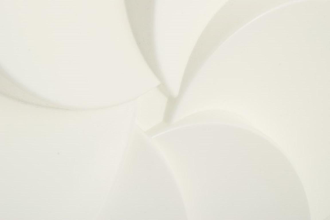 Ikea „Rabatt“ Wandschmuck aus weißem Kunststoff, Verner Panton-Stil (Schwedisch) im Angebot