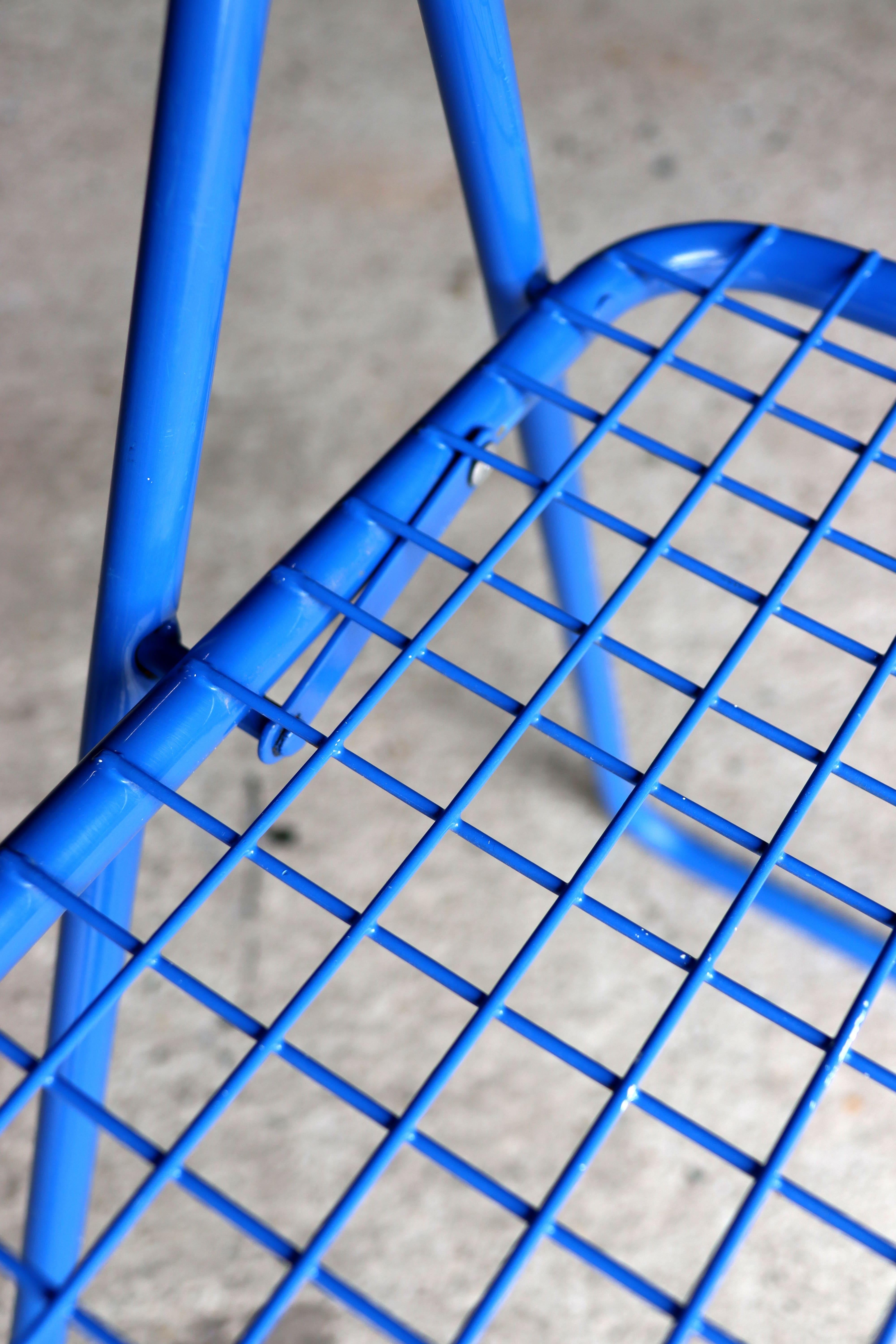 Ikea, Rappen, Ted Net Chair, Blue, Niels Gammelgaard, 1976 4