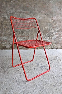 Ikea, Rappen, Ted Net Chair, Red, Niels Gammelgaard, 1976