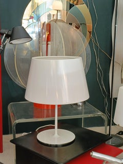 Ikea Rara Lampada da Tavolo Bianca Mod. Kulla, Svezia 1990s