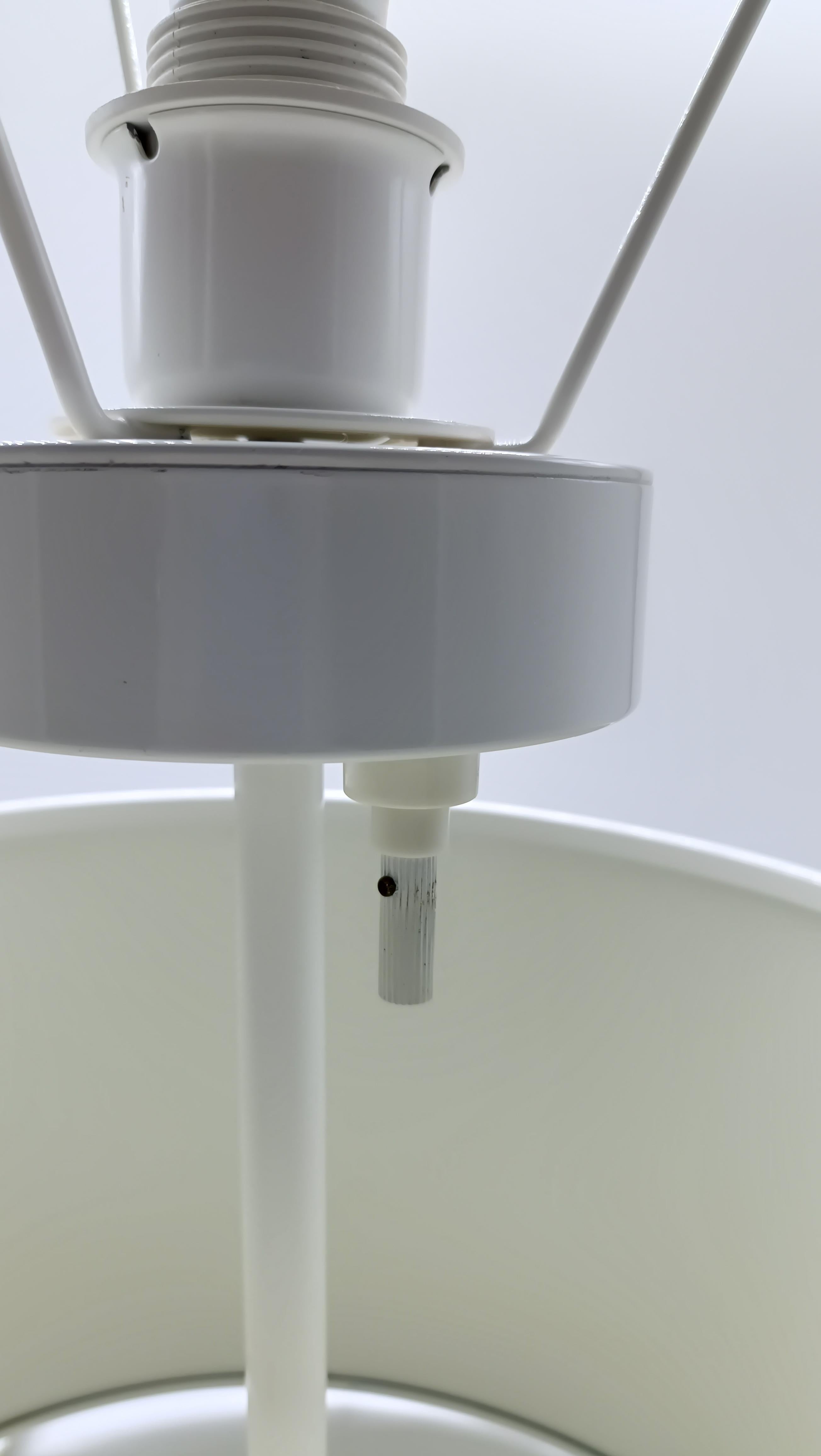 Ikea Rara Lampada da Tavolo Bianca Mod. Kulla, Svezia 1990s Late 20th Century en venta
