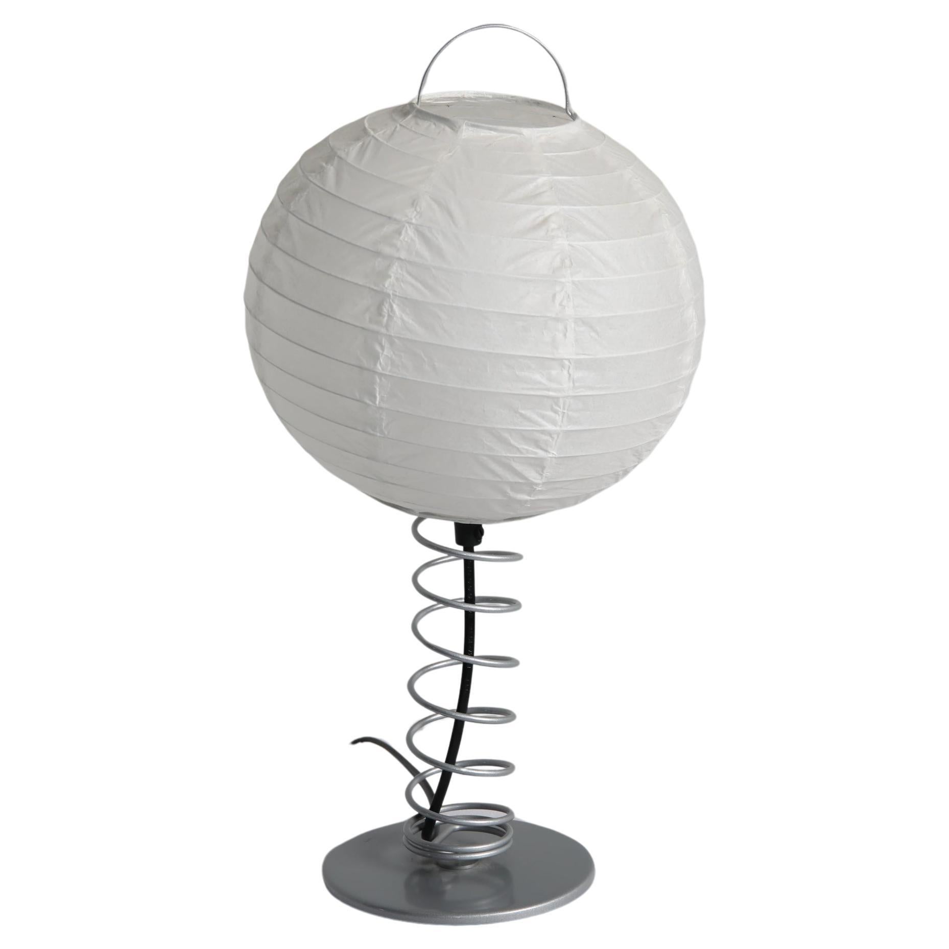 Lámpara de mesa "RUM" de IKEA, papel de arroz y metal, 1999s en venta