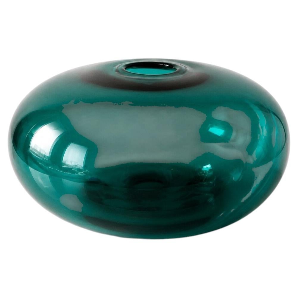 Jarrón Donut IKEA Stockholm Verde Esmeralda, grande en venta