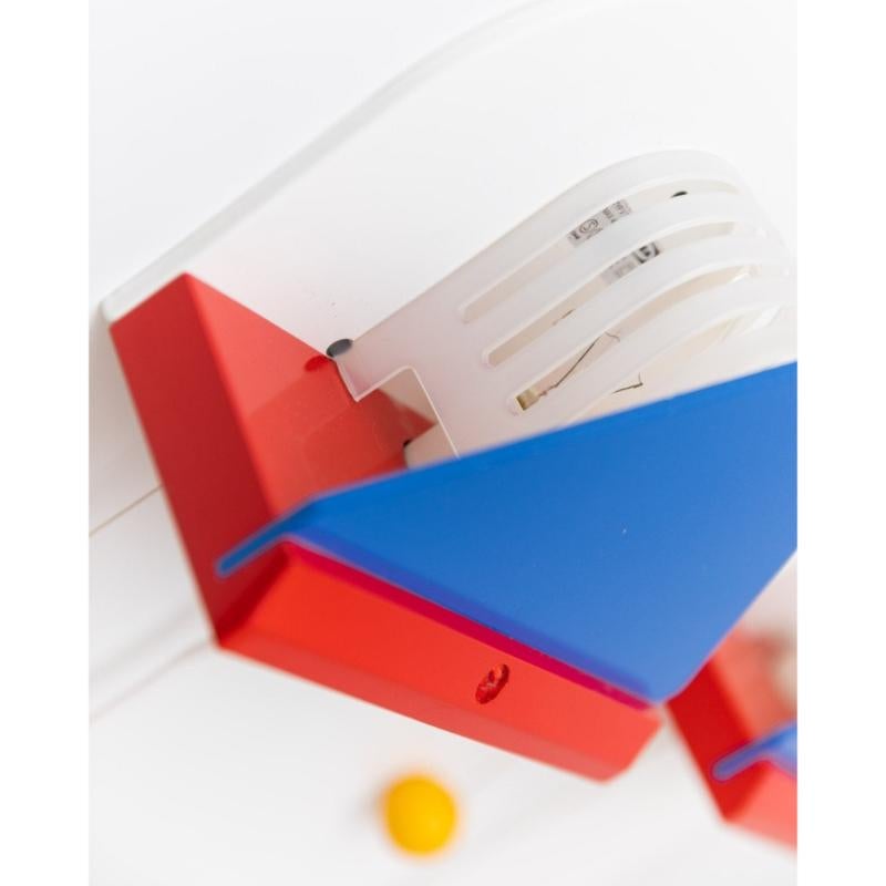 IKEA Stoja Lámpara de pared estilo Memphis Ettore Sottsass, años 80 Metal en venta