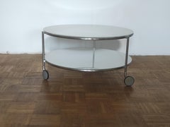 IKEA Strind Couchtisch aus Opalglas von Ehlen Johansson, 1980er Jahre