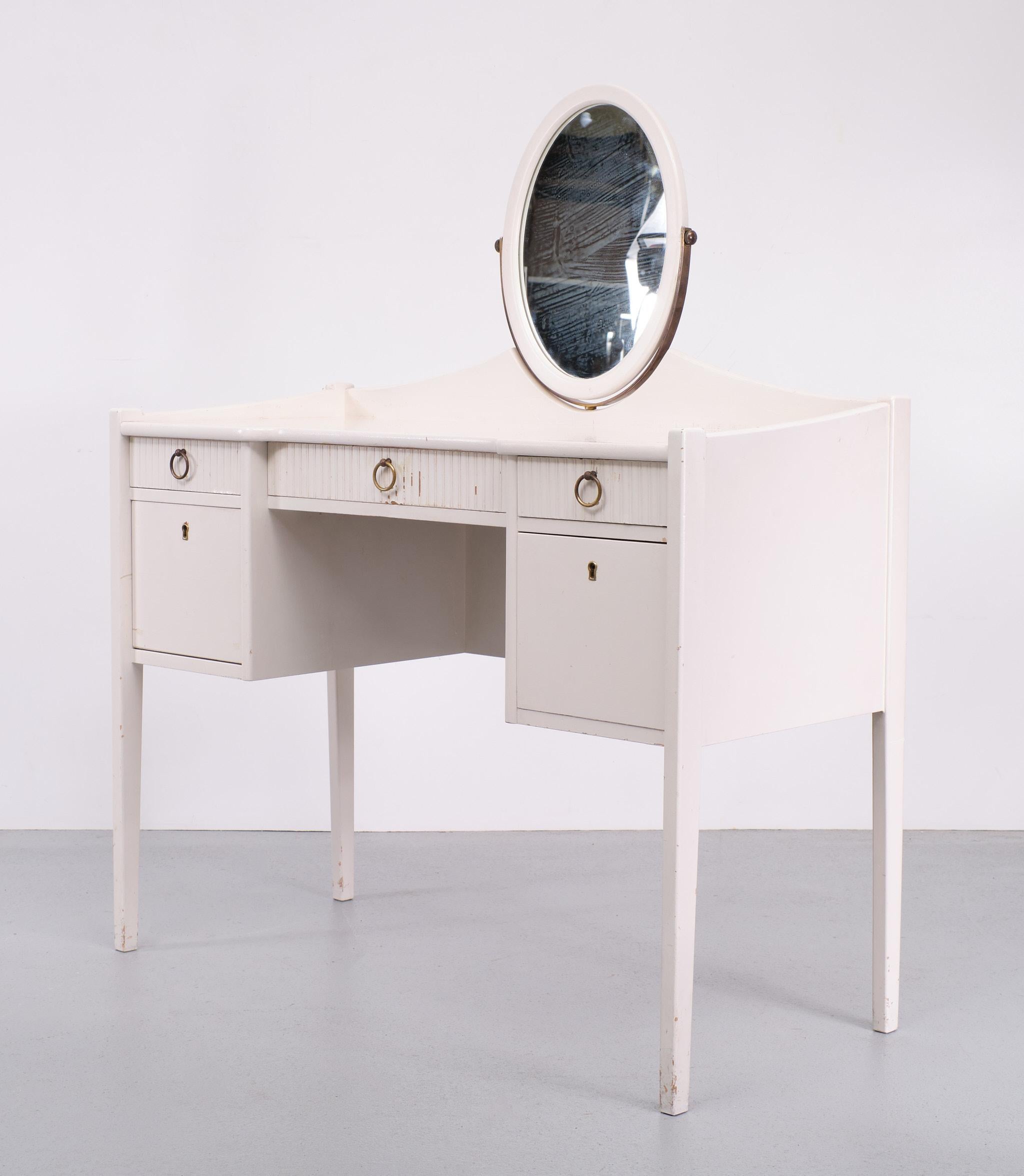 Mid-Century Modern Ikea  Vanity 1950s Sweden For Sale