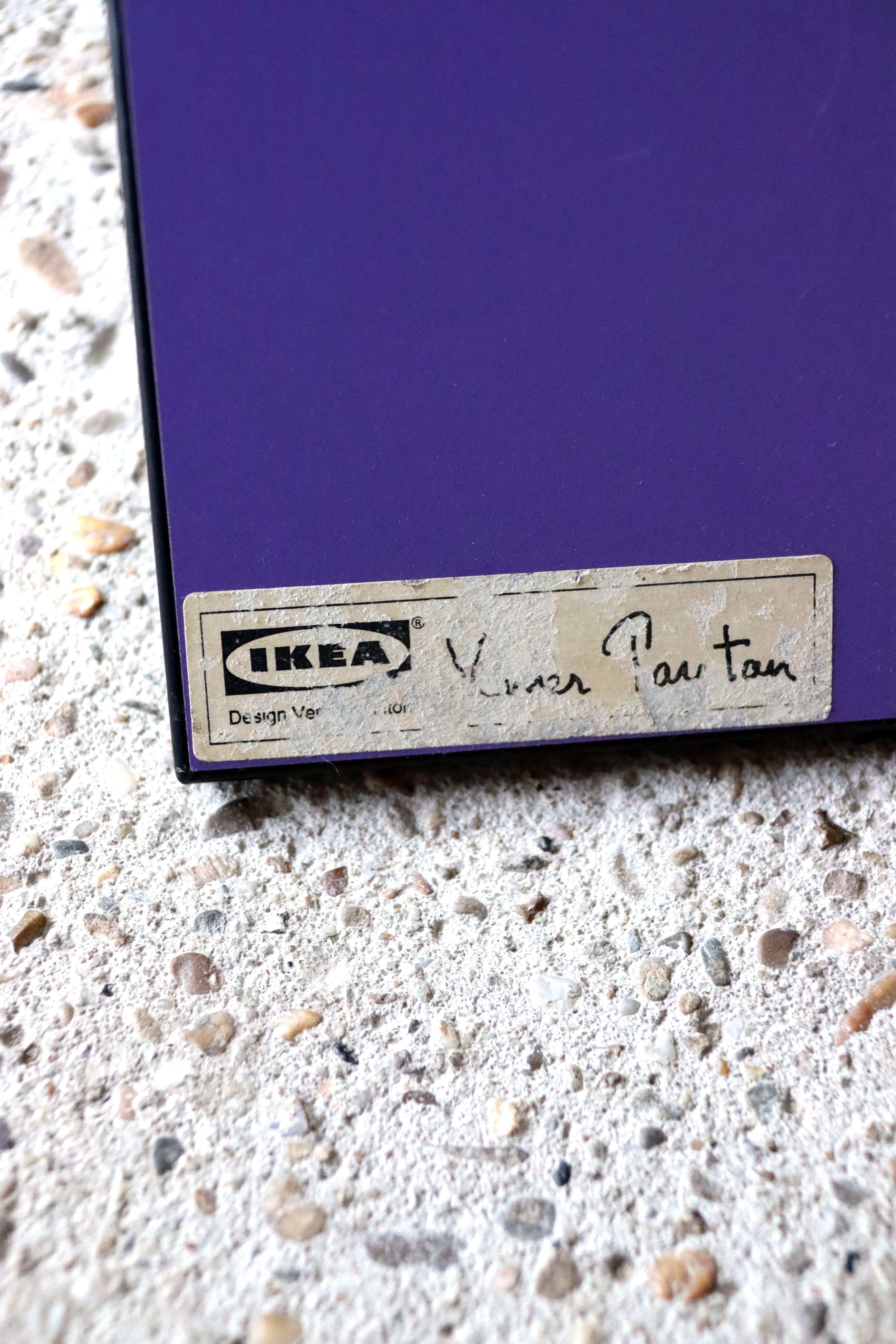 IKEA - Vilbert - Original Label - Verner Panton - 1993 im Angebot 5