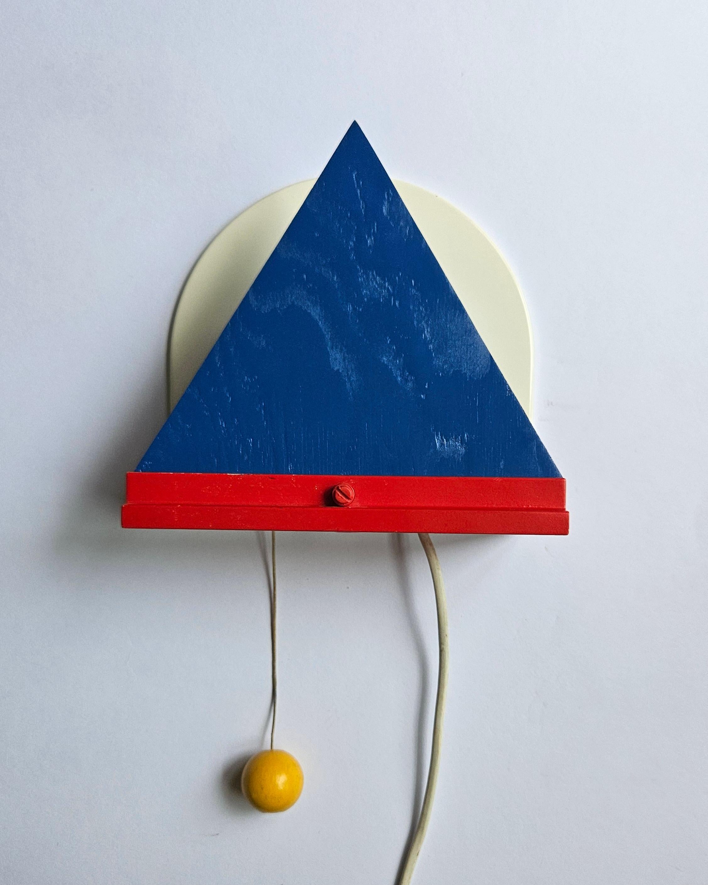 Lámpara de pared Ikea al estilo de Ettore Sottsass, Memphis Milano, Italia, años 80 en venta 4