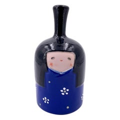 Ikebana Style Petite Japanese Ceramic Bell