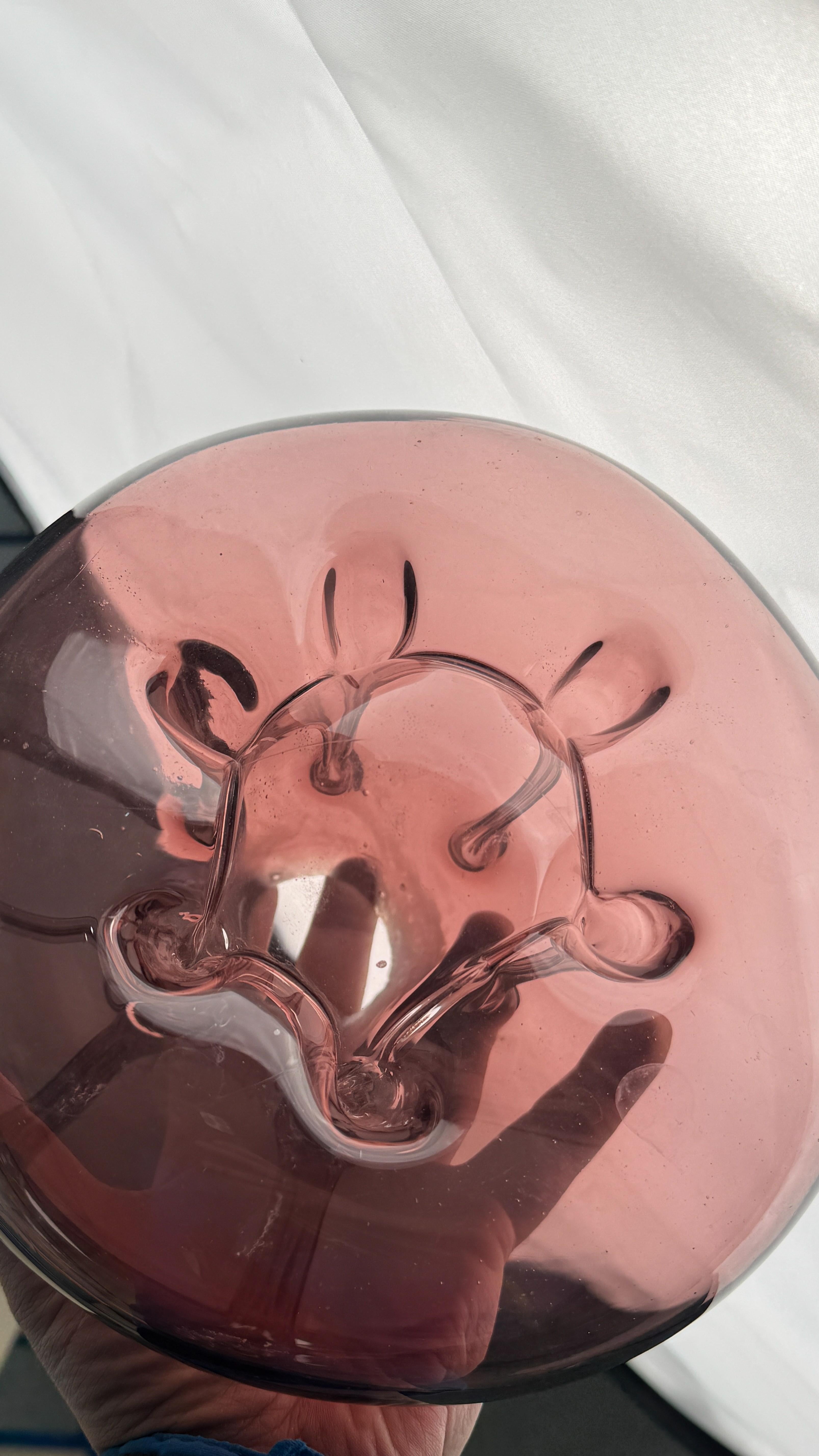 20th Century Ikebana Vase by Dragan Drobnjak art Glass