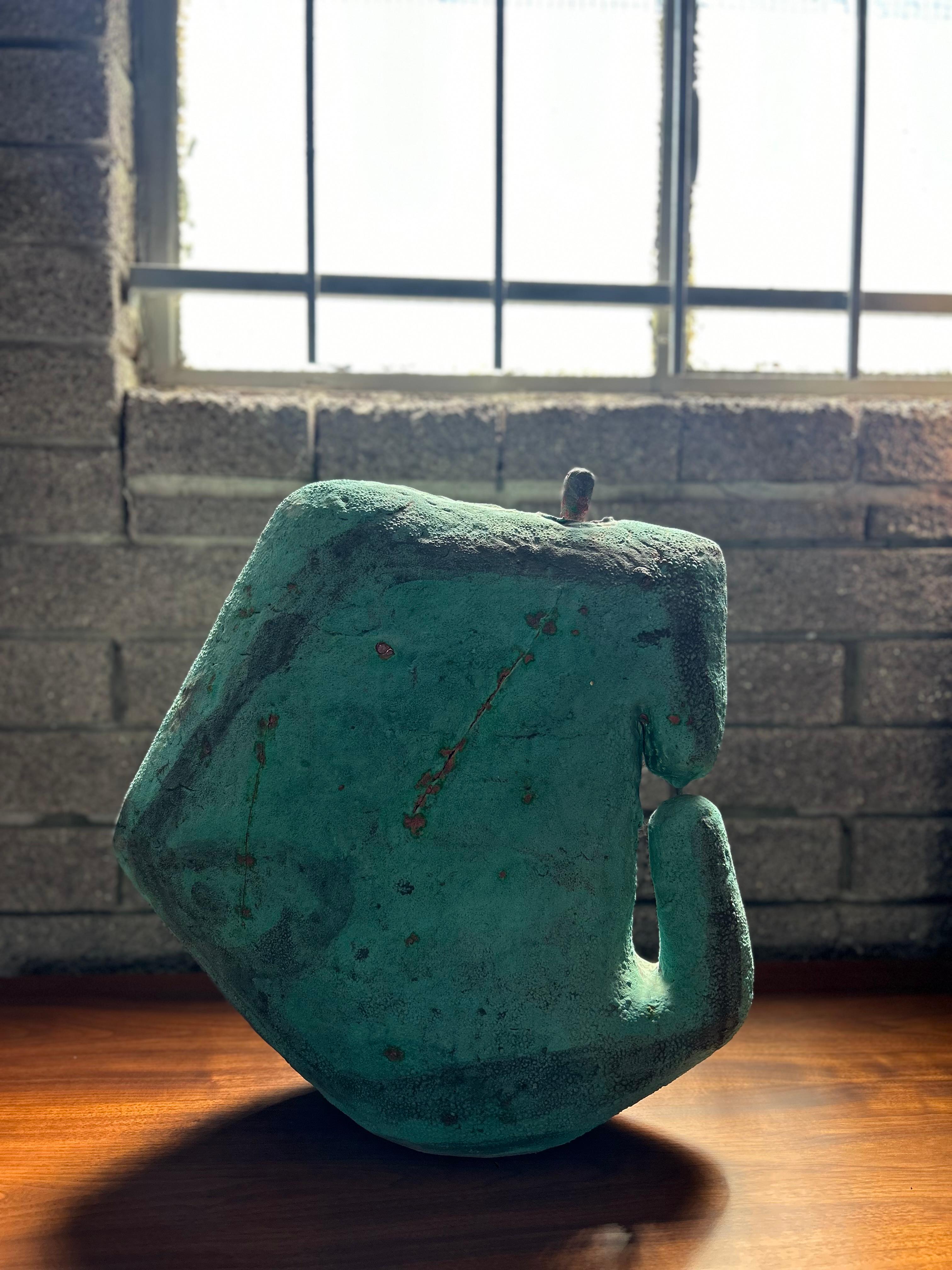 Mid-Century moderno Scultura monumentale in ceramica di Ikeda Yoshiro in vendita