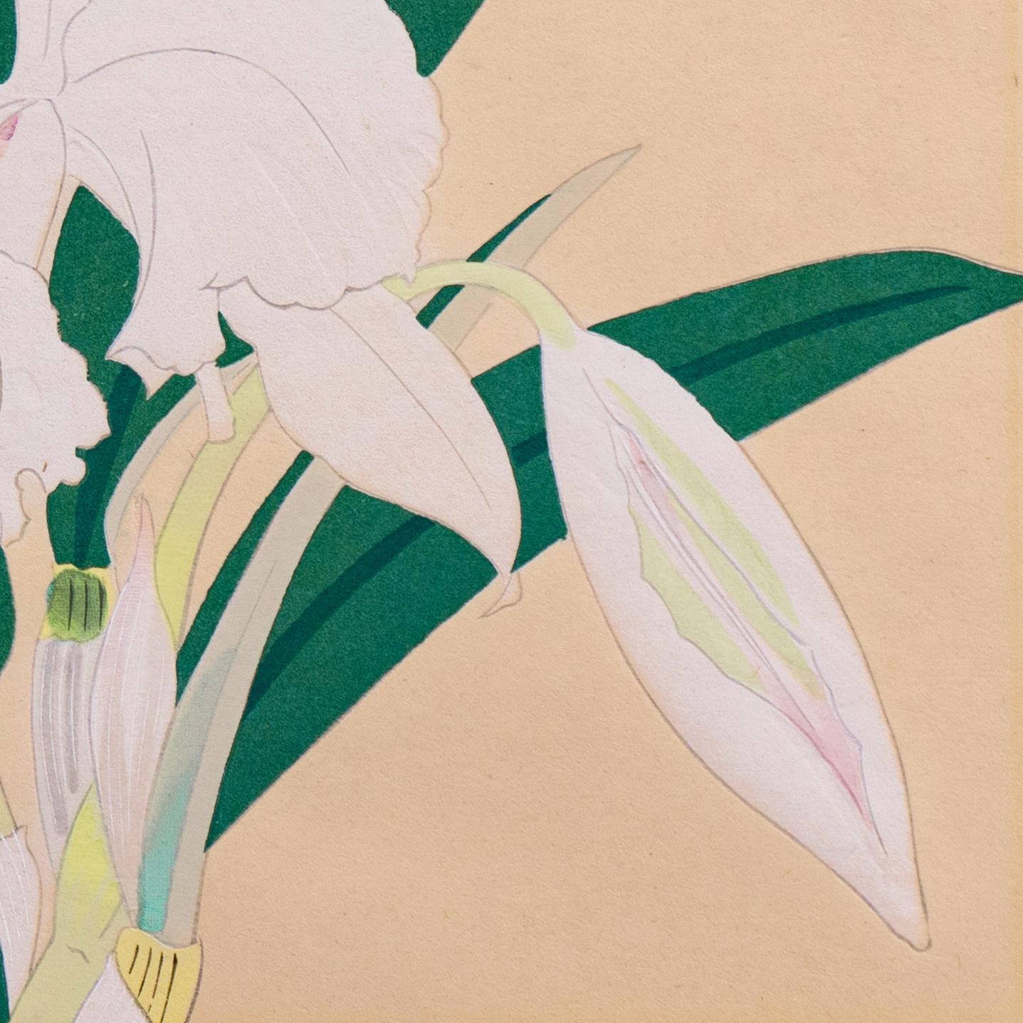 Stilleben mit Orchideen