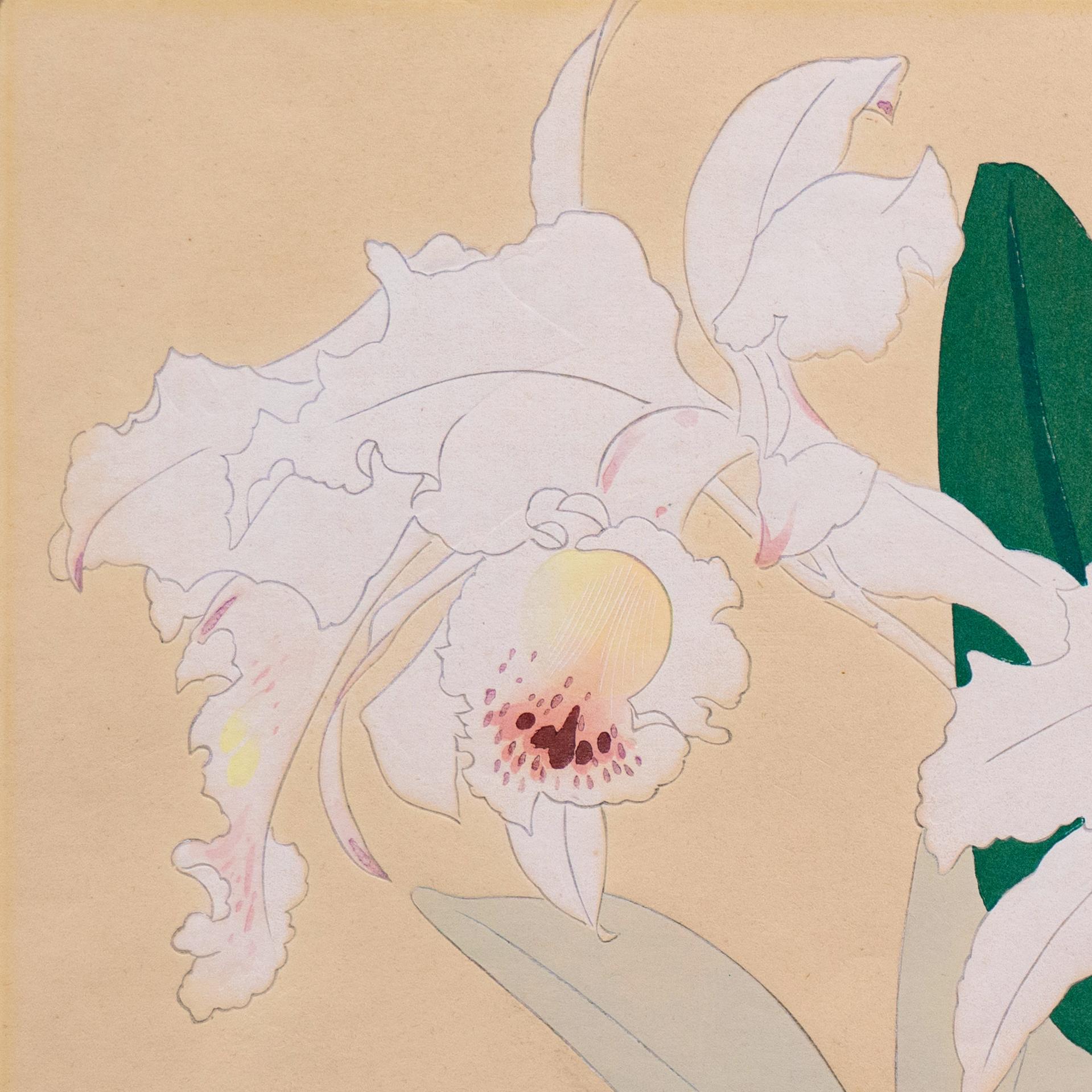 Stilleben mit Orchideen
