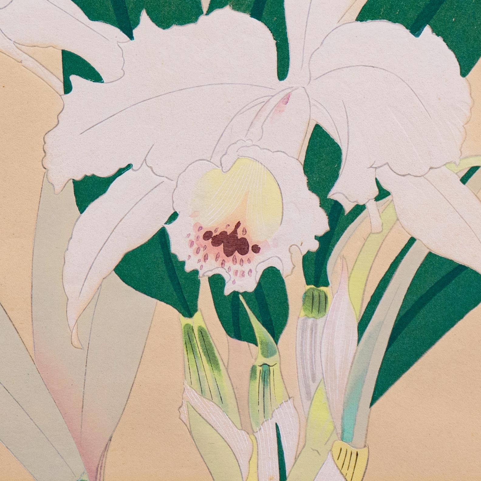 Stilleben mit Orchideen