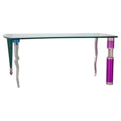 ikons Postmodern Glass Top Desk