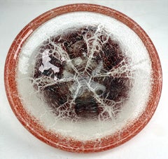 'Ikora' Art Glass Bowl, Produced, by WMF in Germany, 1930s by Karl Wiedmann
