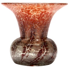 'Ikora' Art Glass Vase, Produced, by WMF in Germany, 1930s by Karl Wiedmann