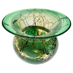 Antique 'Ikora' Art Glass Vase, Produced, by WMF in Germany, 1930s by Karl Wiedmann