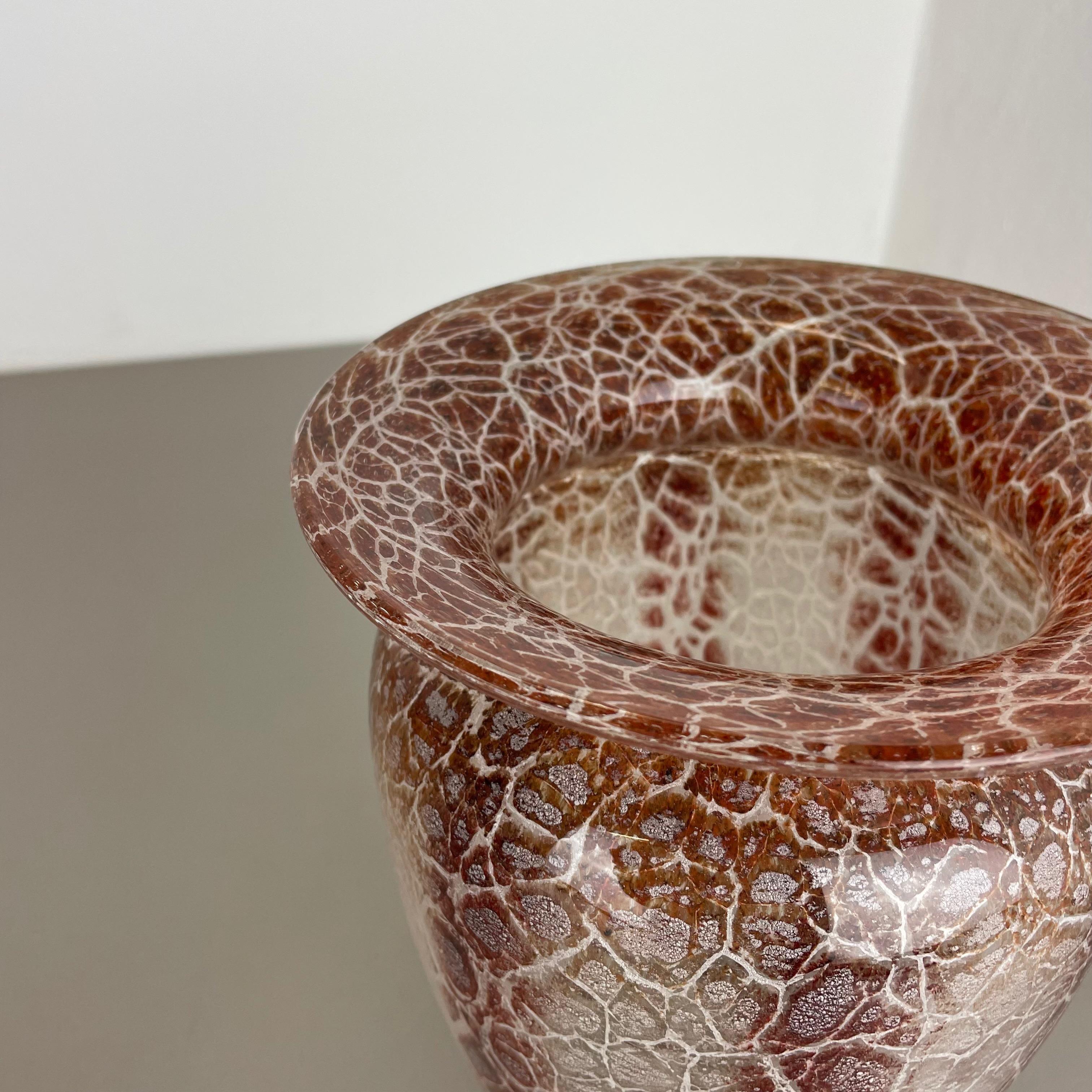 Vaso di vetro Ikora 2, 3 kg di Karl Wiedmann per WMF Germania, 1930 Bauhaus Art Deco in vendita 2