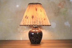 Ikora Table Lamp with Glass Base Illuminate by Karl Wiedmann for WMF, 1950s