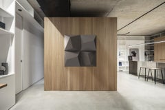 ANISA - Modern Square Metal Wall Art Sculpture