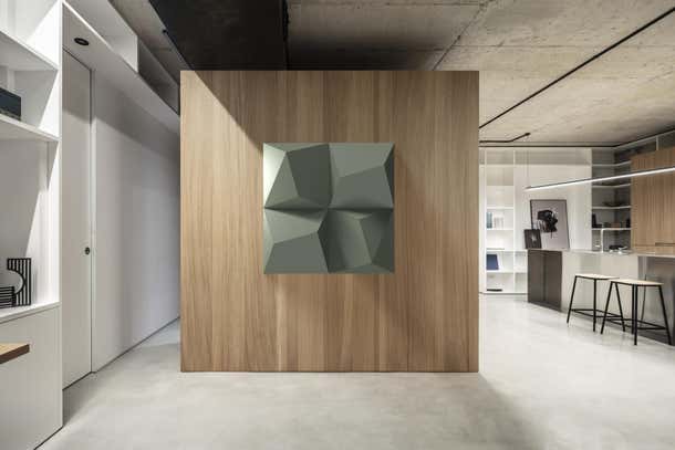 ENNAIA - ANISA - Modern Square Metal Wall Art Sculpture For Sale at 1stDibs