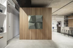 ANISA - Modern Square Metal Wall Art Sculpture