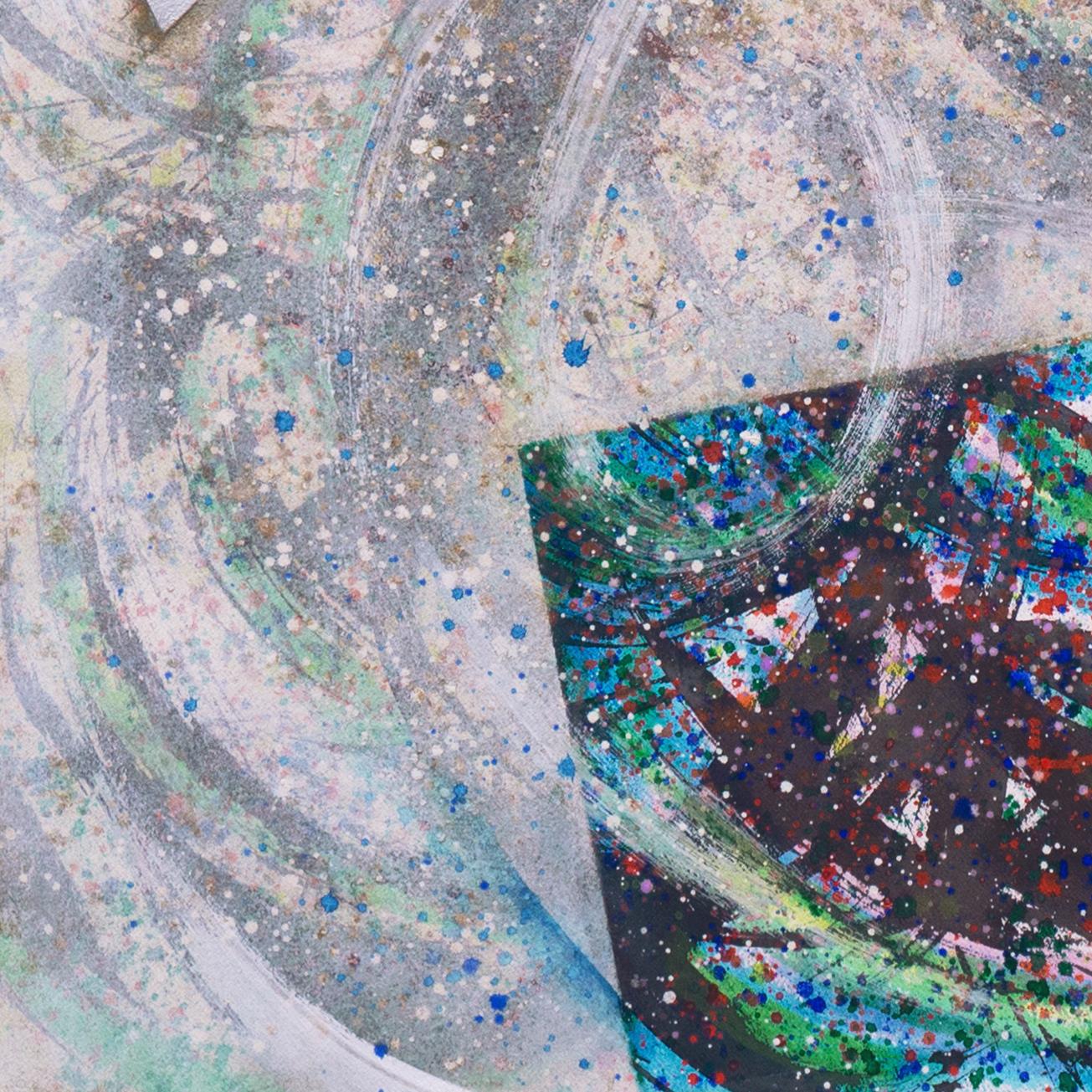 'Large Abstract', Exhibited at Tokyo Museum Of Fine Arts, Japanese Woman Artist For Sale 6