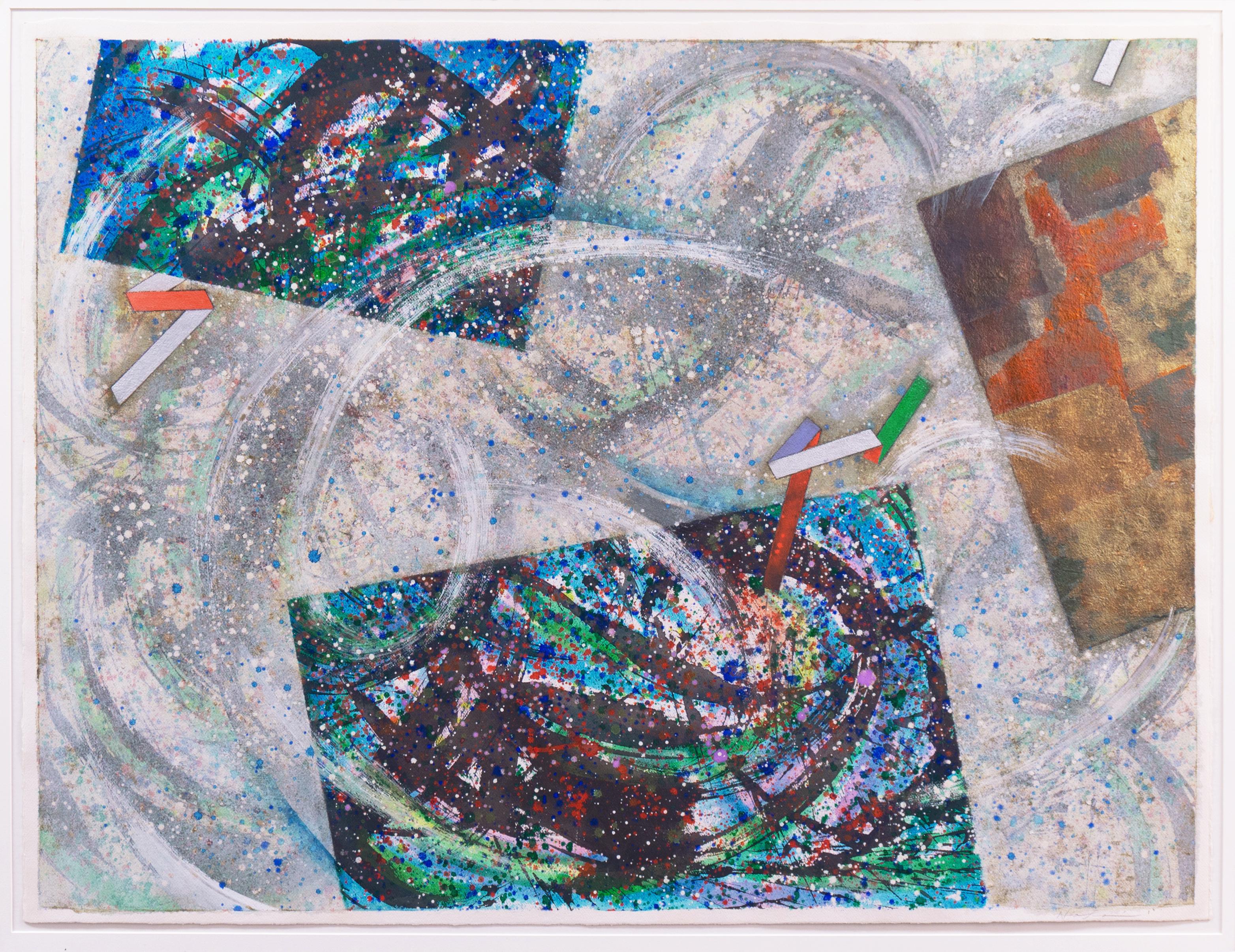 'Large Abstract', Exhibited at Tokyo Museum Of Fine Arts, Japanese Woman Artist For Sale 7