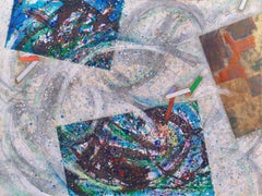 'Large Abstract', Exhibited at Tokyo Museum Of Fine Arts, Japanese Woman Artist