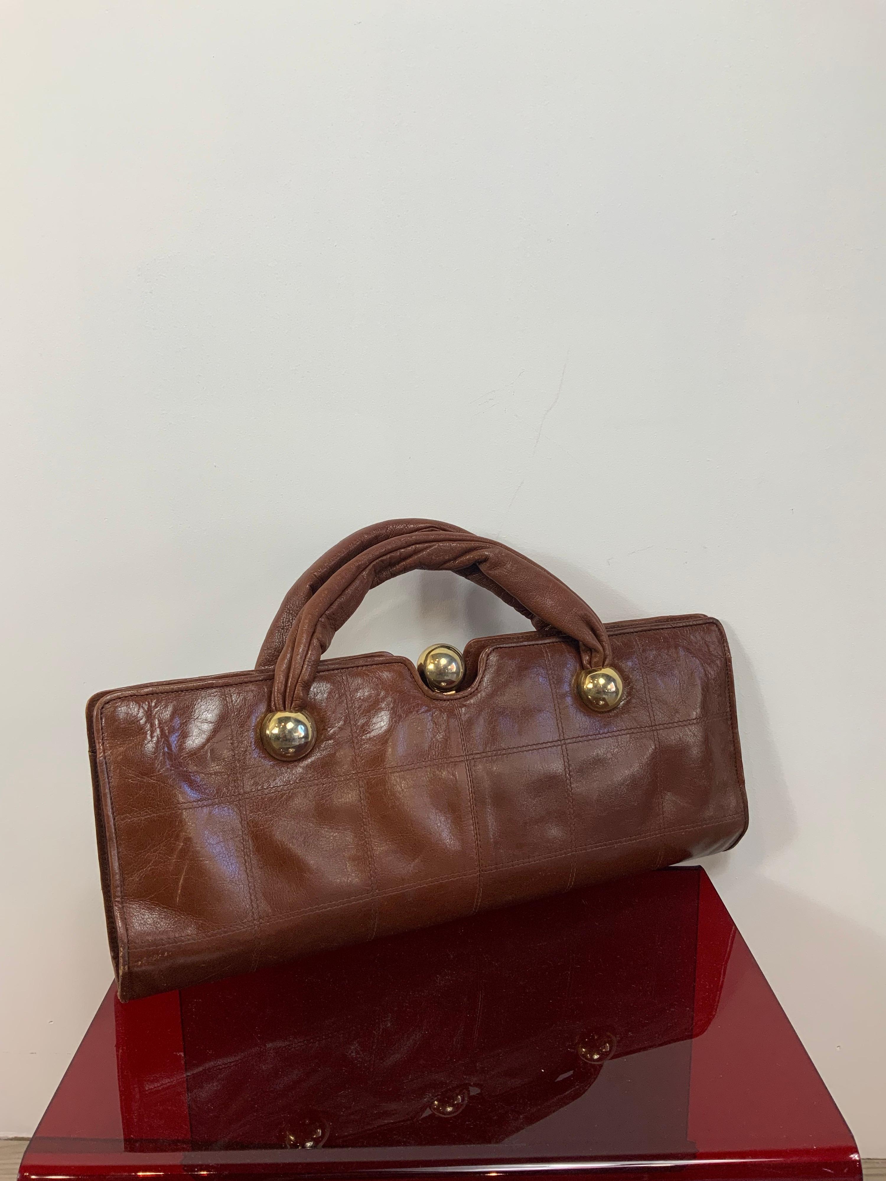 Brown Il Bagatto vintage leather bag