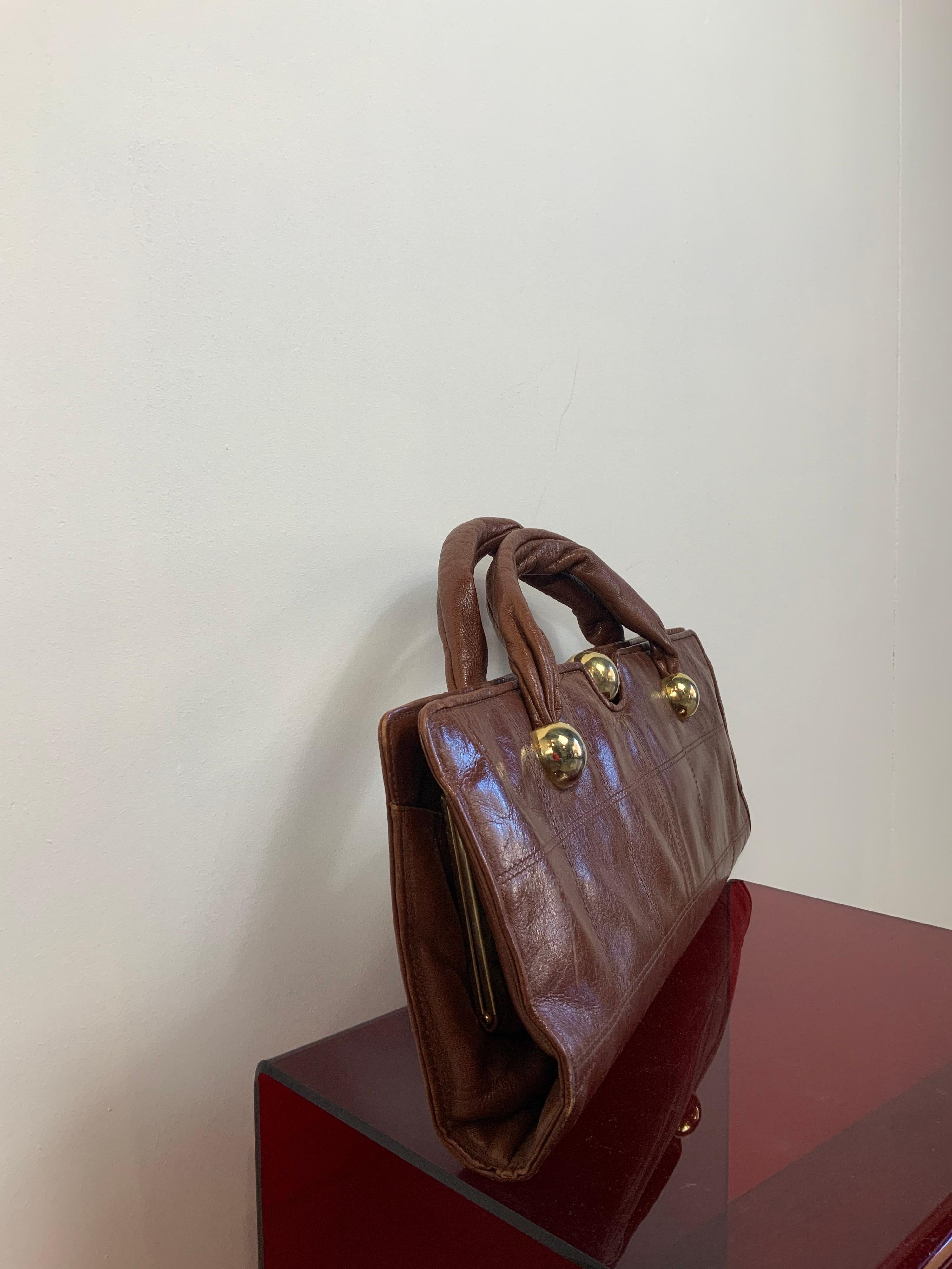 Il Bagatto vintage leather bag In Good Condition In Carnate, IT