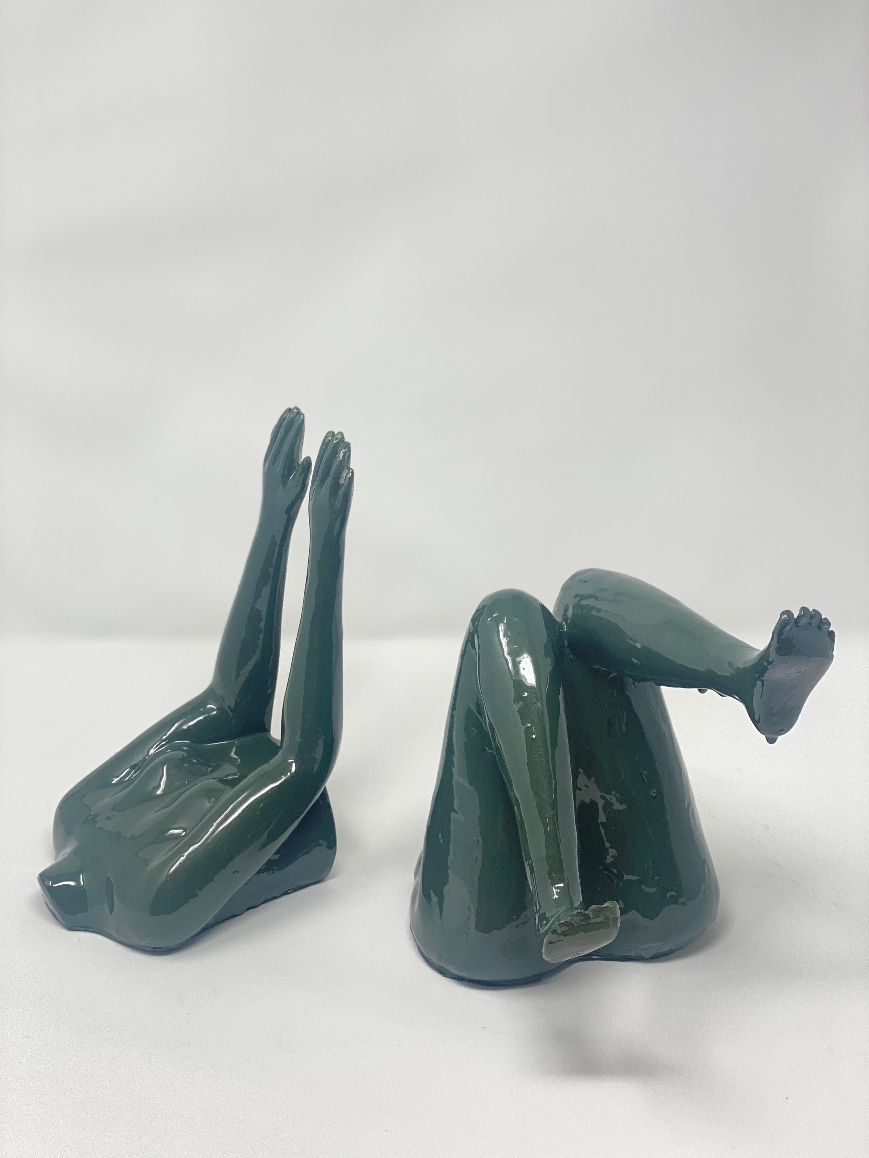 Il Corpo Bookends Resin on Resin For Sale 1