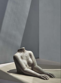 Serre-livres sculpturaux en pierre de résine représentant un corps féminin, fabriqués à la main, Il Corpo