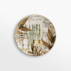 Il Duomo Che Non C'è, Six Contemporary Decorated Porcelain Dessert Plates