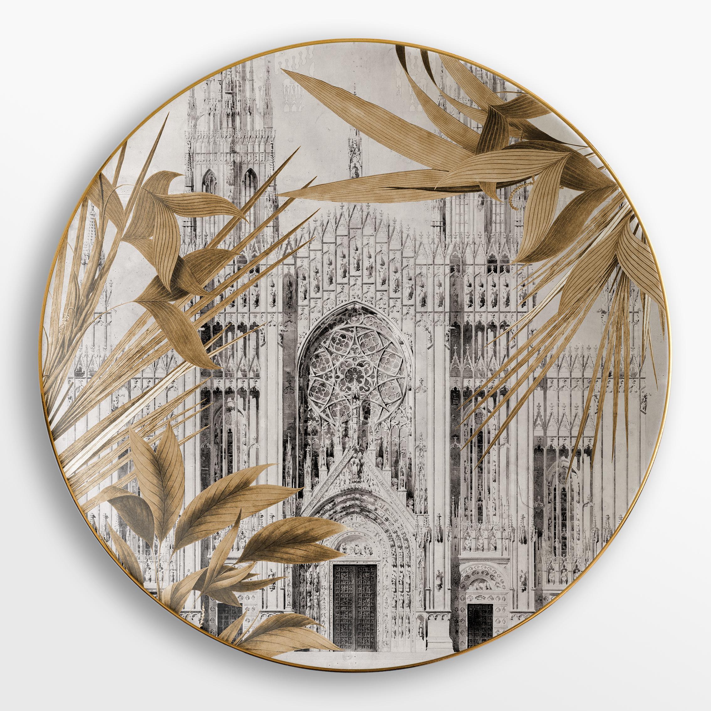 Il Duomo che non c'è , Six Contemporary Platters with Decorative Design In New Condition For Sale In Milano, Lombardia
