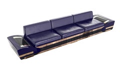 Sofa „il Gabbiano“ aus Edelstahl und Bronze mit Edelstahldetails, Istanbul