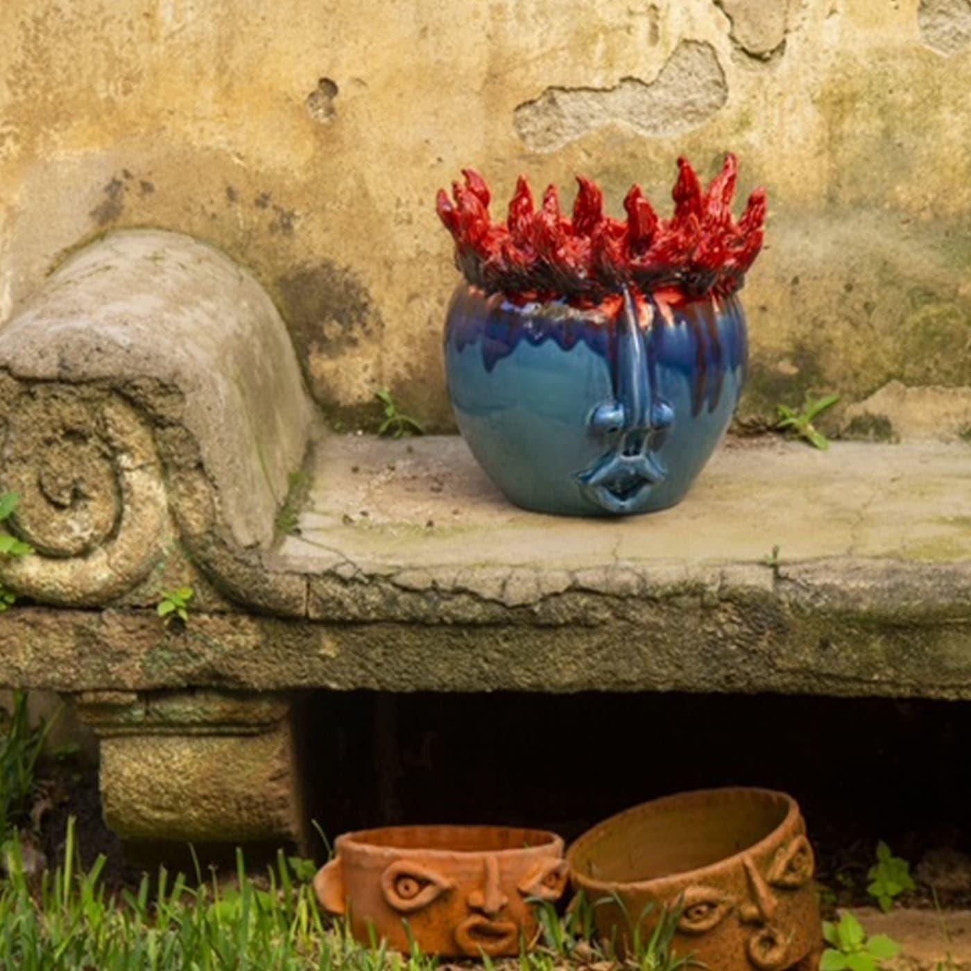 Contemporary Il Giovane Fuochista Vase For Sale
