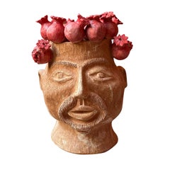 Il Grande Goloso con melograni Vase figuratif