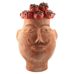 Il Grande Goloso con pomodori Figurative Vase