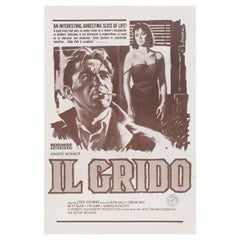 Il Grido 1957 U.S. Einblatt-Filmplakat