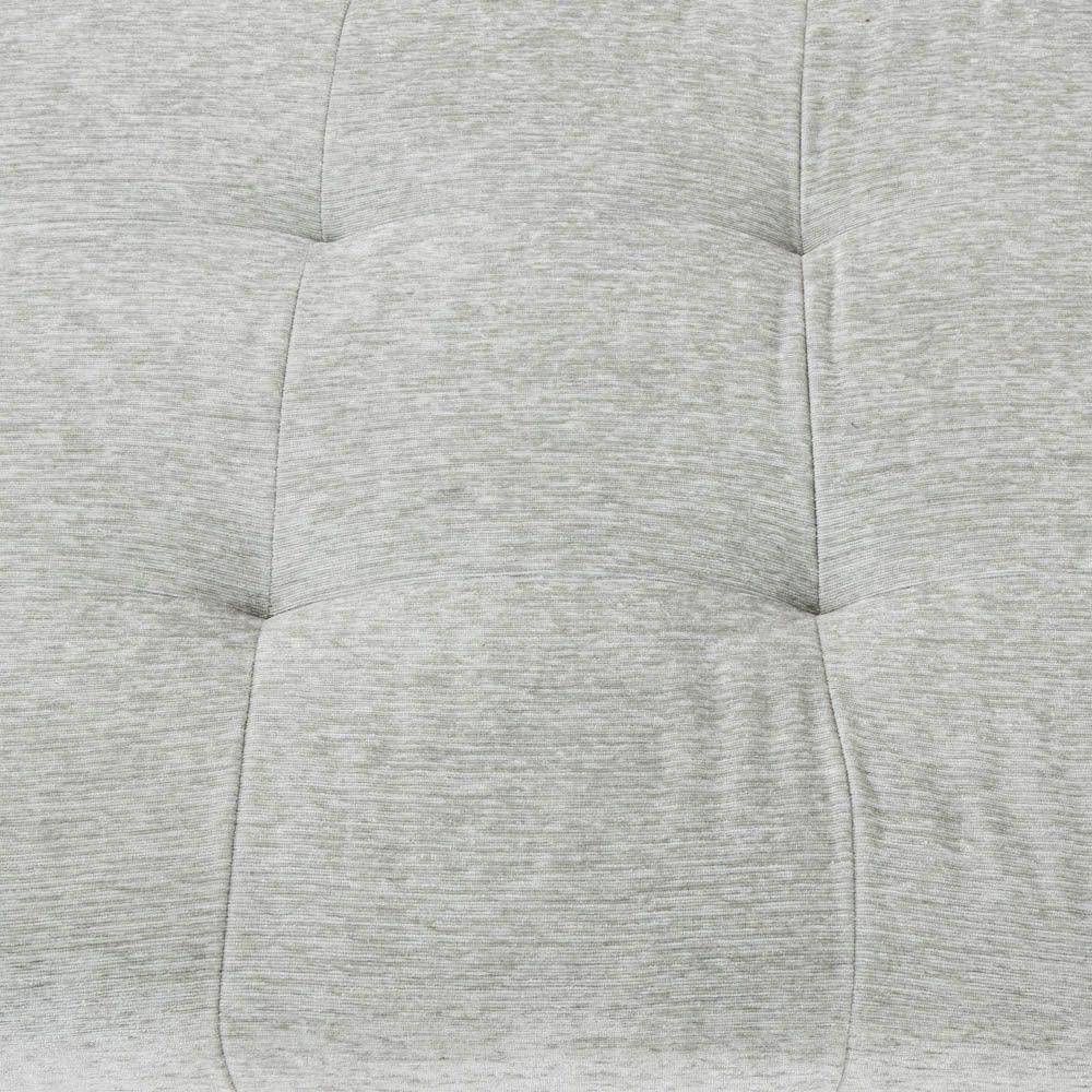 Italian Il Loft Gray Upholstered Kyoto Bench For Sale