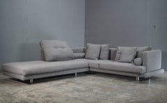Il Loft Mercury Line Modular Grey Sofa by Giorgio Saporiti