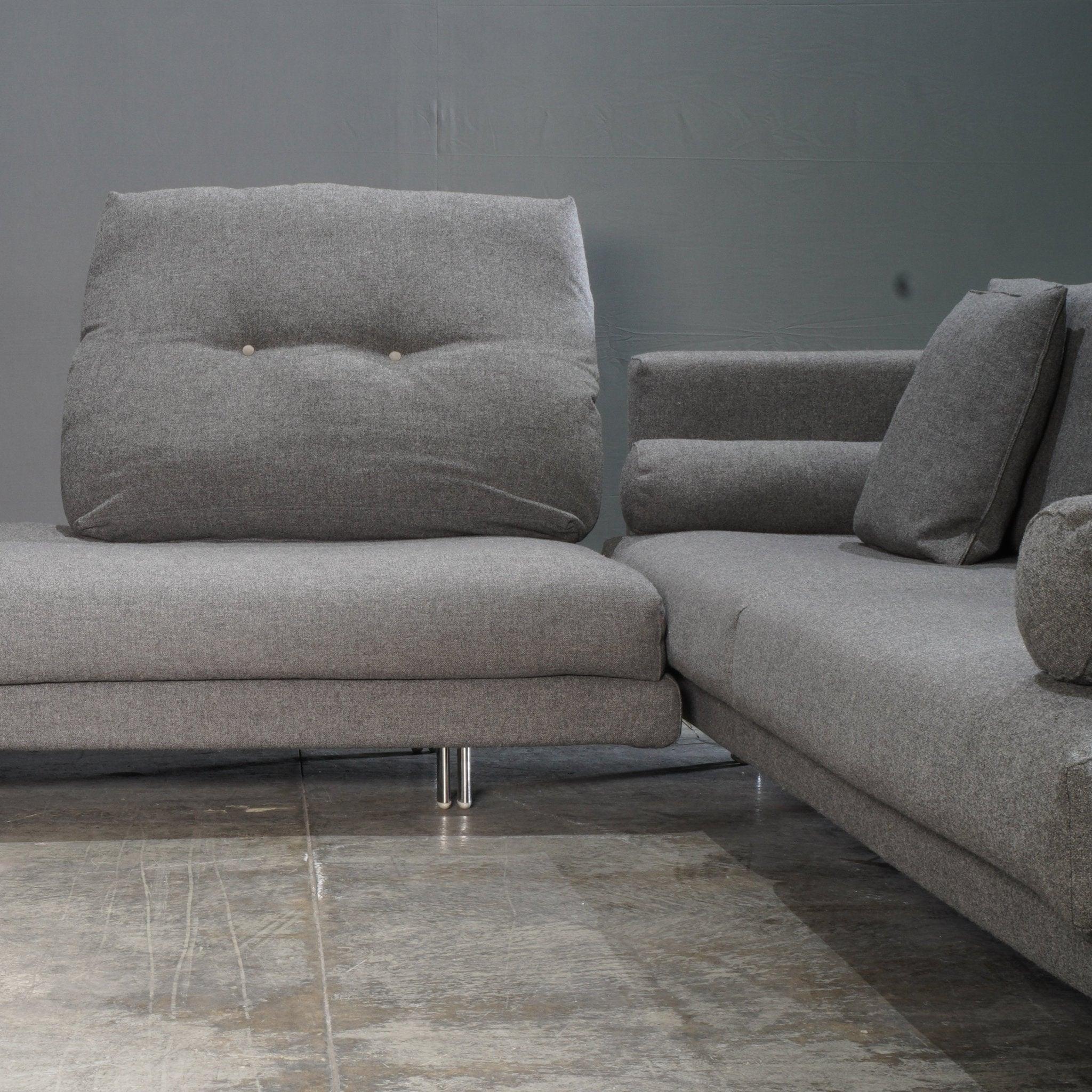 Il Loft Mercury Line Modular Grey Sofa by Giorgio Saporiti 1